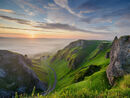 58. Summer sunrise on Winnats Pass