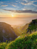 63. Summer sunrise over Winnats Pass