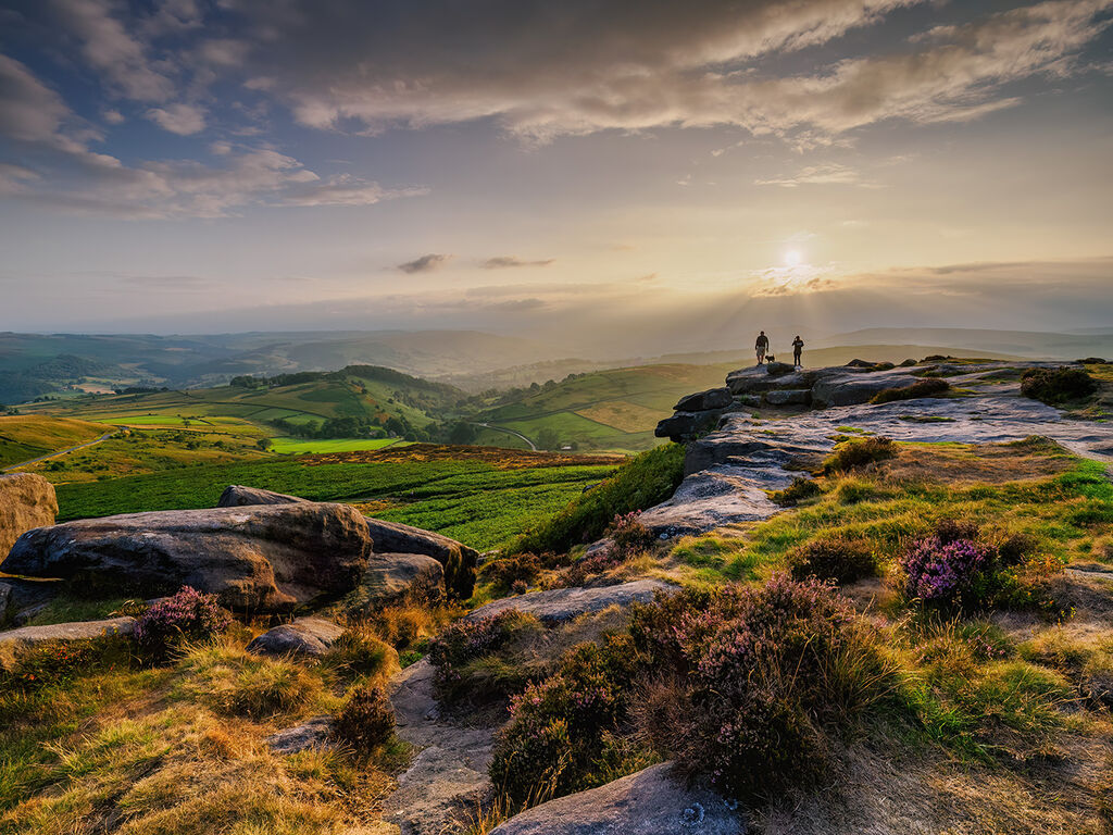 68. Evening light on Higger Tor