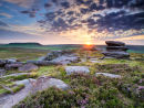 Summer sunrise at Over Owler Tor