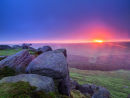 Summer sunrise over Higger Tor