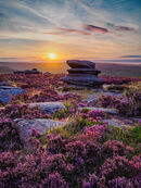 130 Summer sunrise at Over Owler Tor