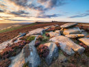 Evening light over Derwent Edge.