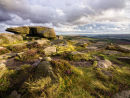 Evening light over Stanage