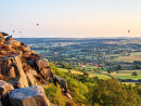 Balloons over Baslow Edge
