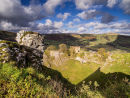 Peveril Castle from Cave Dale