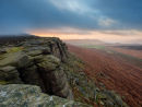 Dawn over Stanage Edge