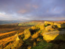 Winter light over Stanage