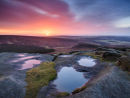 Winter sunrise on Higger Tor