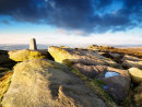 Overstones trig point - Stanage Edge