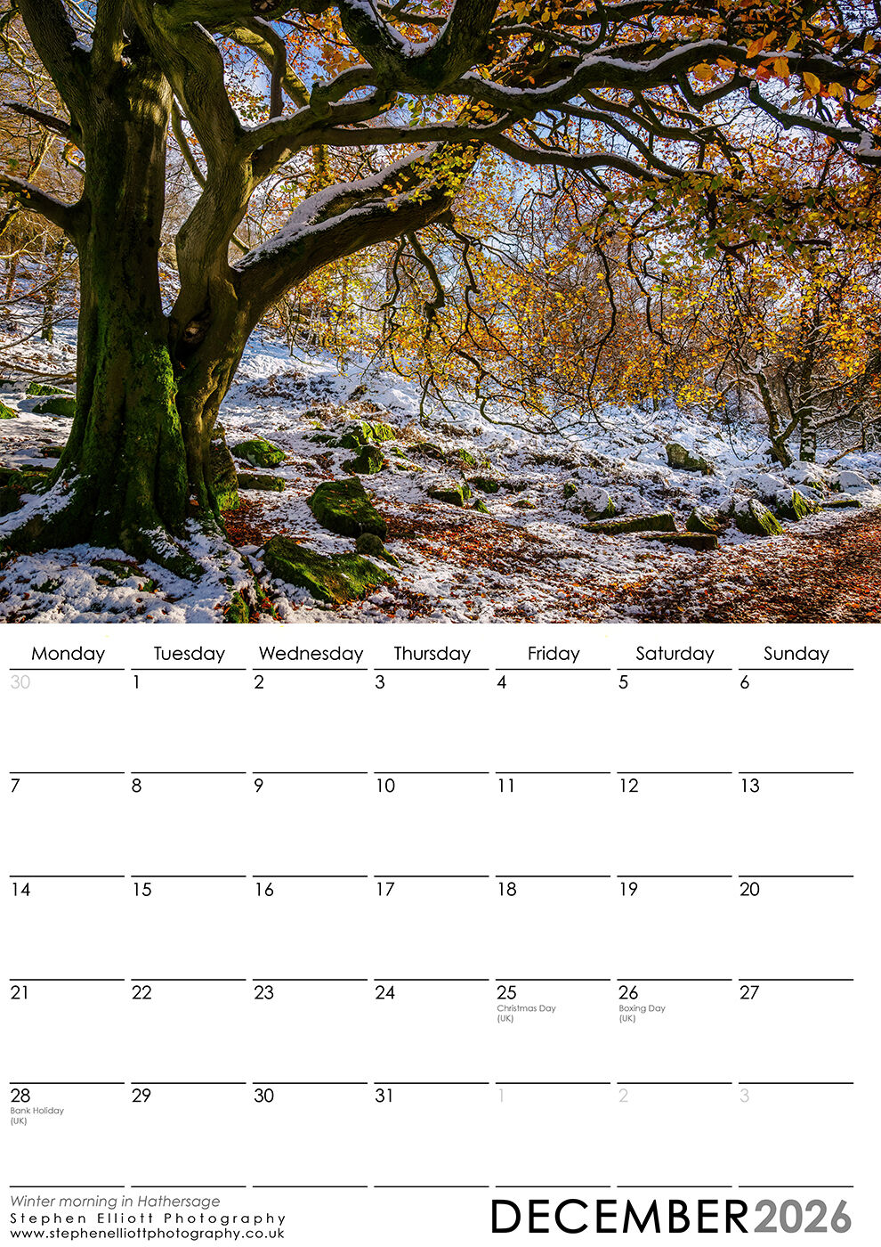 December 2026 - Winter morning in Hathersage
