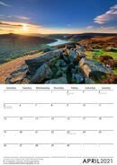 April 2021 - Sunset over Ladybower from Bamford Edge