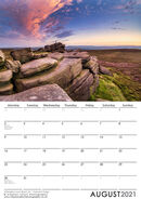 August 2021 - Afterglow over Back Tor - Derwent Edge