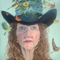 Self Portrait - The Painter and Her Muses.