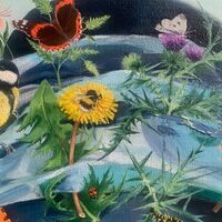 Painter and her Muses - detail