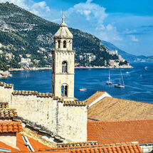4133-Dubrovnik view Dominican Monastery tower