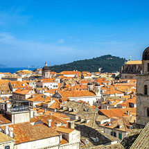4134-Dubrovnik old city St Franciscan Monastery tower