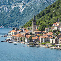 4148-Boka Bay Perast coastline view