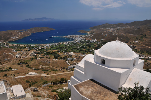 Livadi Bay from Chora