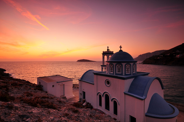 Agios Athanassios at Sunset