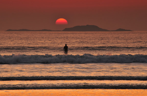 Solitary Swimmer