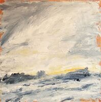 Snow Flurries 40x40x4cm acrylic
