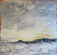 Snowfall 70x70x4 acrylic