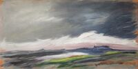 February in Flux 80x40x4cm acrylic