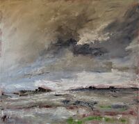 Winter Pastoral 100x90cm. acrylic on canvas
