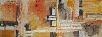 Quandary 21x57 fusion on watercolour paper