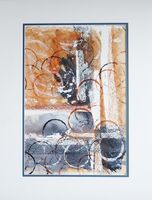 Bubbling Up 28x37cm, mounted 41x51cm.