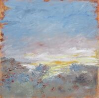 Quietude/Twilight 90x90x4 acrylic on canvas