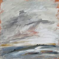 September -Gentle Light 40x40cm acrylic on canvas.
