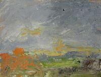 Riverside 30x40cm. Oil on canvas.