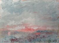 Blushing Evening 56x41cm. oil on canvas
