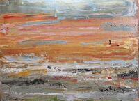 Landscape - Untamed Colours 30x40x2 oil on canvas