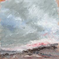 Storm Corrie Passing Through 60x60x4 oil on canvas