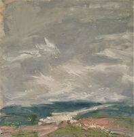 Last Day of March oil on canvas 50x50cm