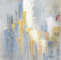 Cascading Light 80x80cm. acrylic