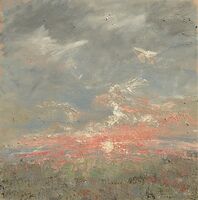 The Morn in Russet Mantle Clad 80x80x4 oil on canvas