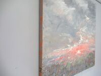 Left side text , The morn in russet mantle clad