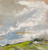 The Escarpment 30x30x4 oil on canvas
