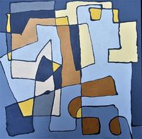 Wandering About 50x50cm. Acrylic on canvas