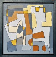 wandering About framed 57x57x4
