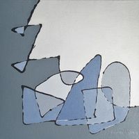 Sunday Sailing 30x30cm.