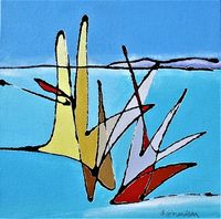 Capsized! 30x30cm.