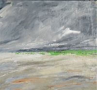 Green Green Grass 80x80 acrylic