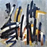 Abstract Distraction 90x90cm.