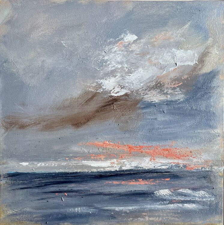 Morning Light 40x40cm. oil on canvas.