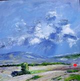 Passing Showers 60x60cm. acrylic on canvas